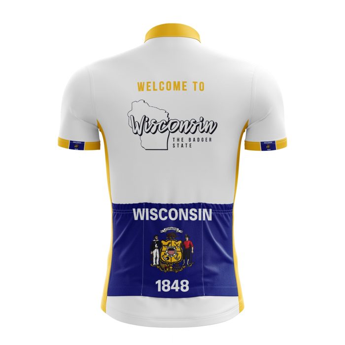 Wisconsin Cycling Jersey - Image 2