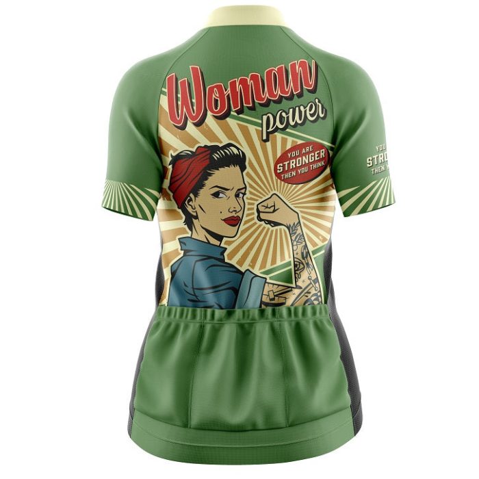Woman Power Cycling Jersey - Image 2