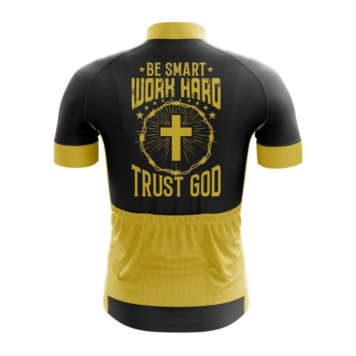 Work Hard Trust God Cycling Jersey - Image 2