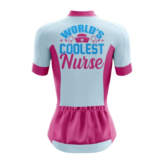 World's Coolest Nurse Womens Cycling Jersey - Image 2