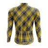 Yellow Lumberjack Long Sleeve Cycling Jersey - Image 2