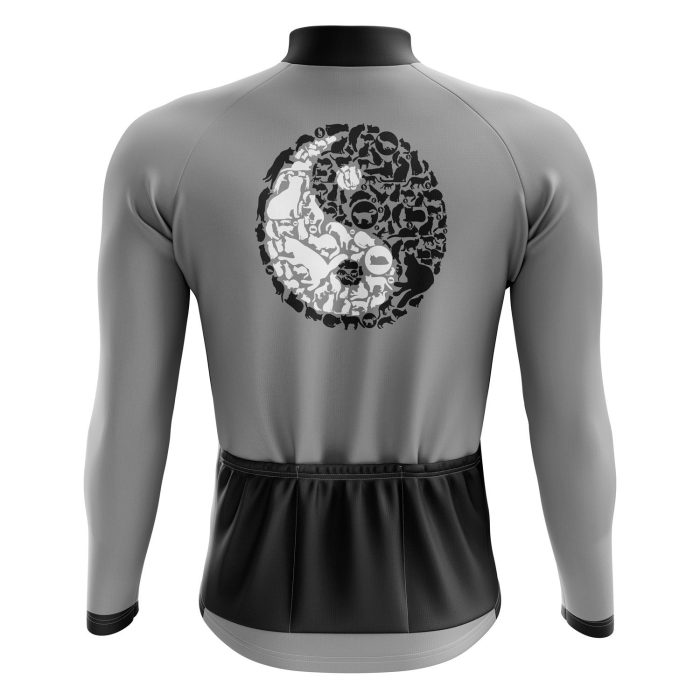 Yin Yang Long Sleeve Cycling Jersey - Image 2