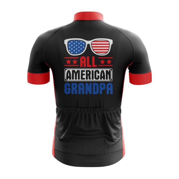 All American Grandpa Cycling Jersey - Image 2