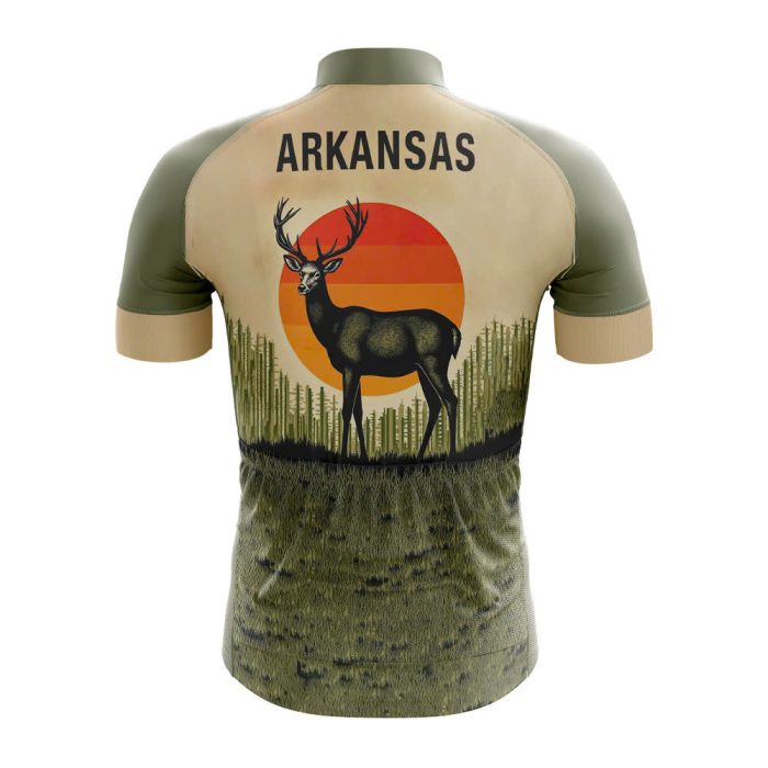 Arkansas Deer Cycling Jersey - Image 2