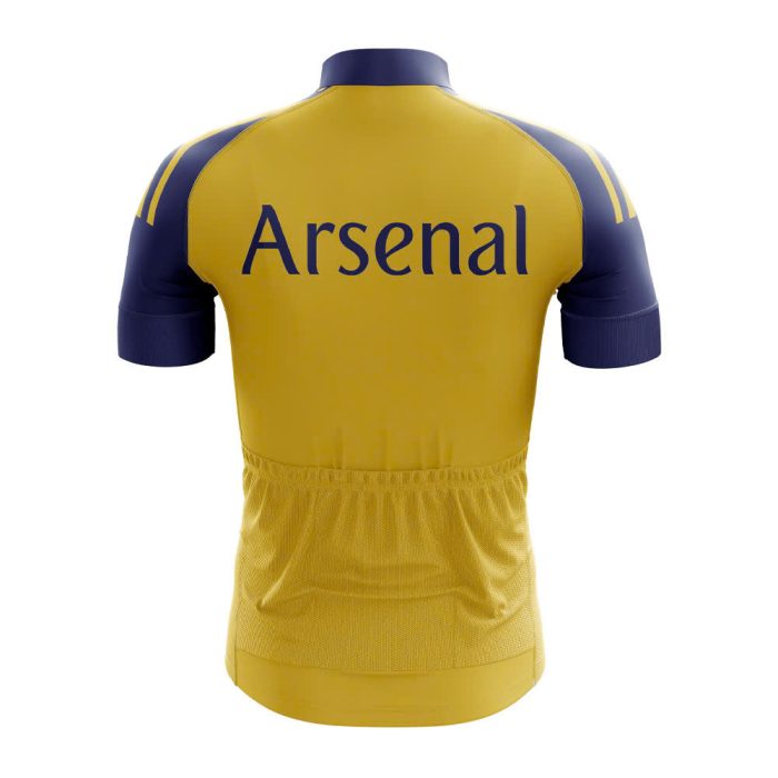 Arsenal Yellow Cycling Jersey - Image 2