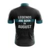 Legends are Born in August Cycling Jersey - Image 2