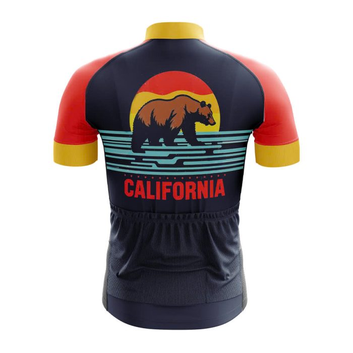 California Neon Bear Cycling Jersey - Image 2