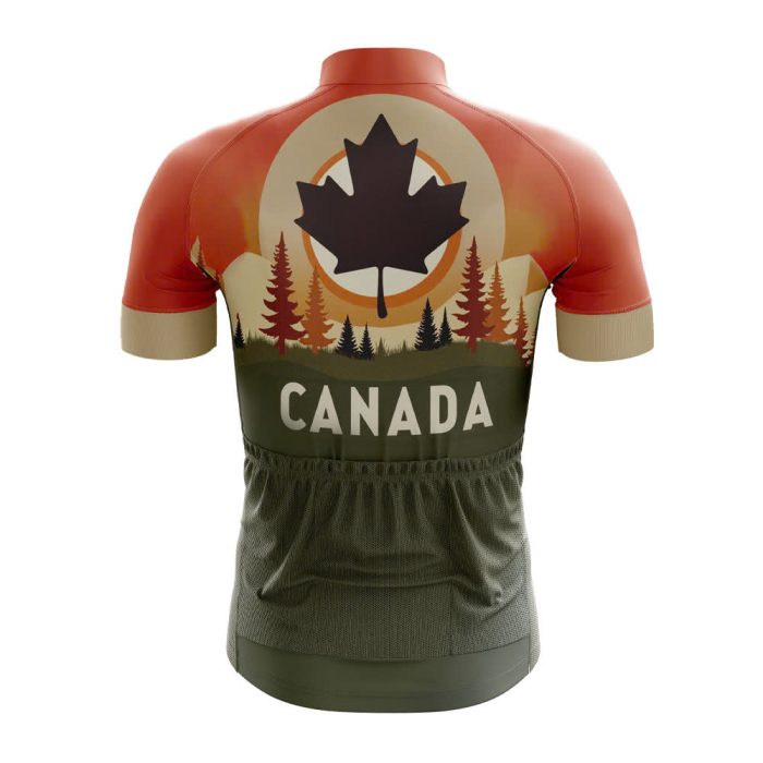 Canada Maple Cycling Jersey - Image 2