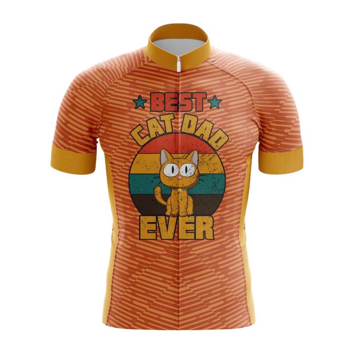 Best Cat Dad Cycling Jersey