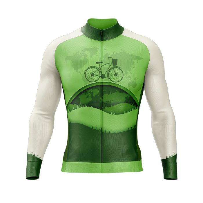 Eco Cycling Long Sleeve Cycling Jersey