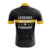 Legends Are Born in February Cycling Jersey - Image 2