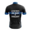 Legends are Born in January Cycling Jersey - Image 2