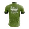 Jesus Loves Me Men's Cycling Jersey - Image 2