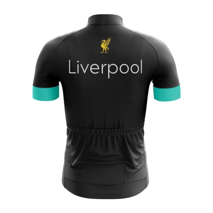 Liverpool Black Cycling Jersey - Image 2