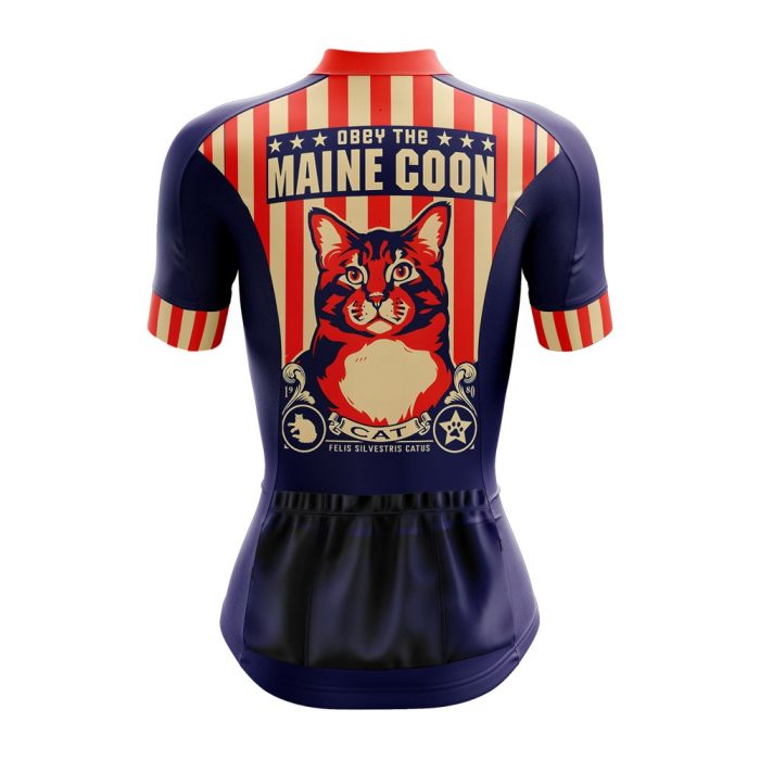 Maine Coon Female Cycling Jersey - Image 2