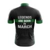 Legends Are Born in March Cycling Jersey - Image 2