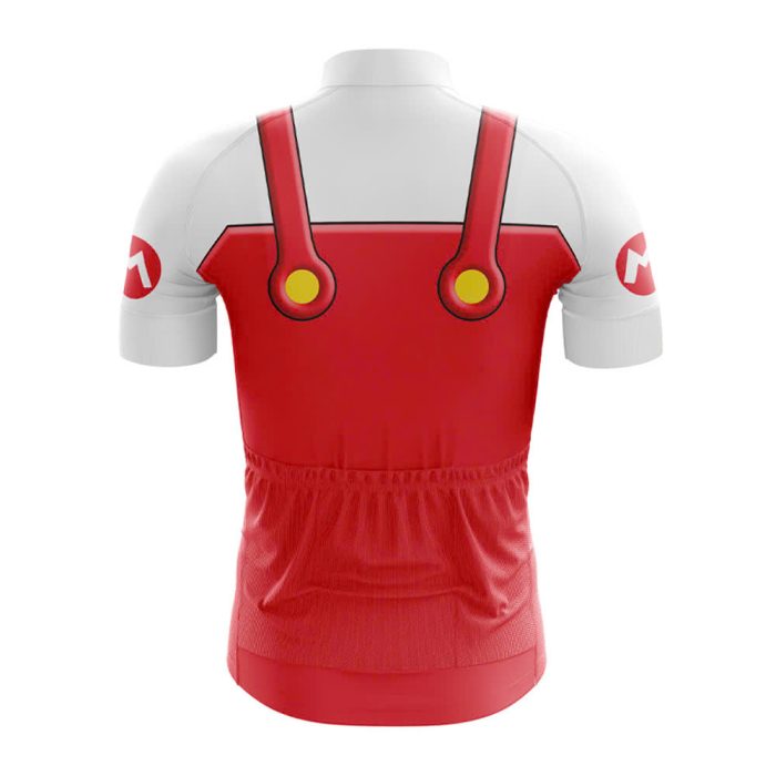 Mario Fire Cycling Jersey - Image 2