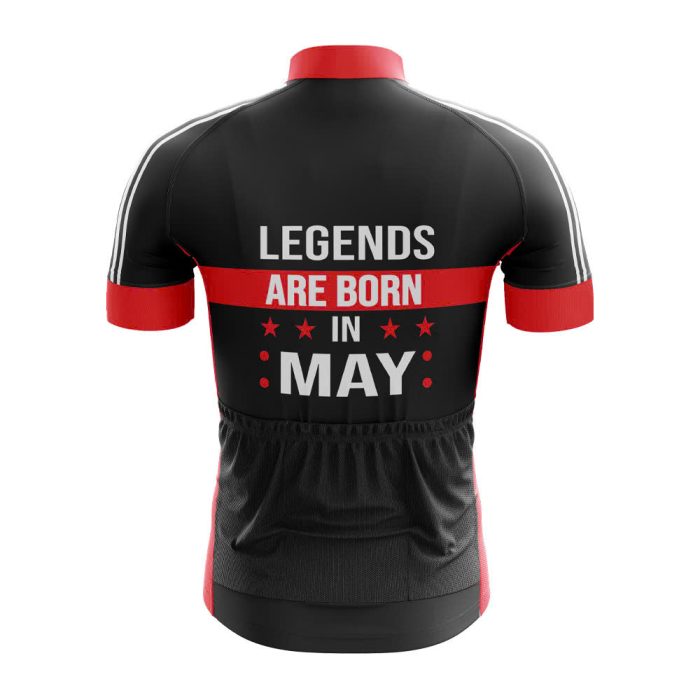 Legends Are Born in May Cycling Jersey - Image 2