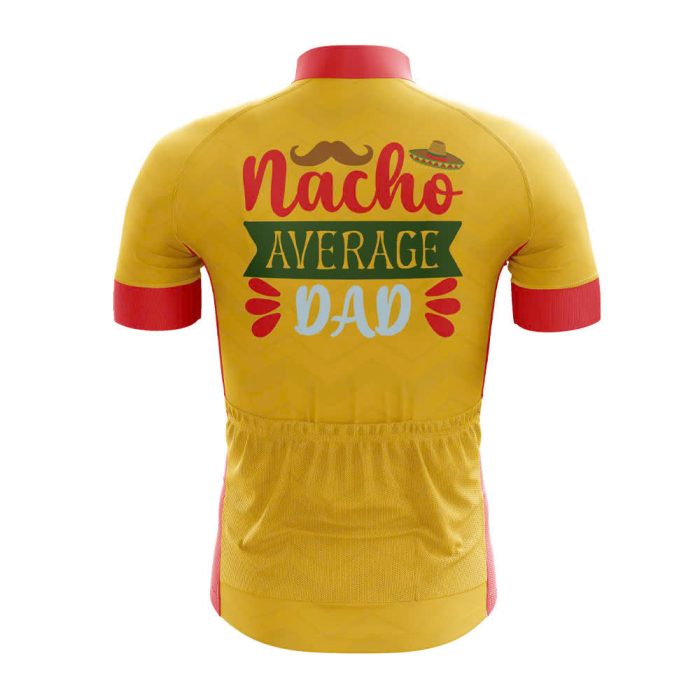 Nacho Average Dad Men's Cycling Jersey - Image 2