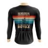 Never Underestimate an Old Guy on a Bicycle Long Sleeve Cycling Jersey - Image 2