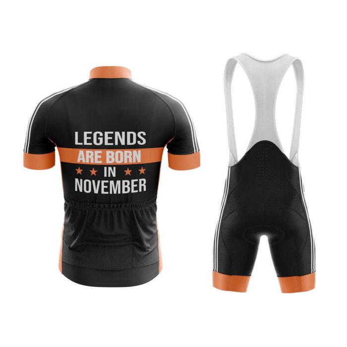 Legends are Born in November Cycling Kit - Image 2