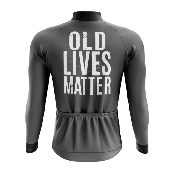 Old Lives Matter Long Sleeve Cycling Jersey - Image 2