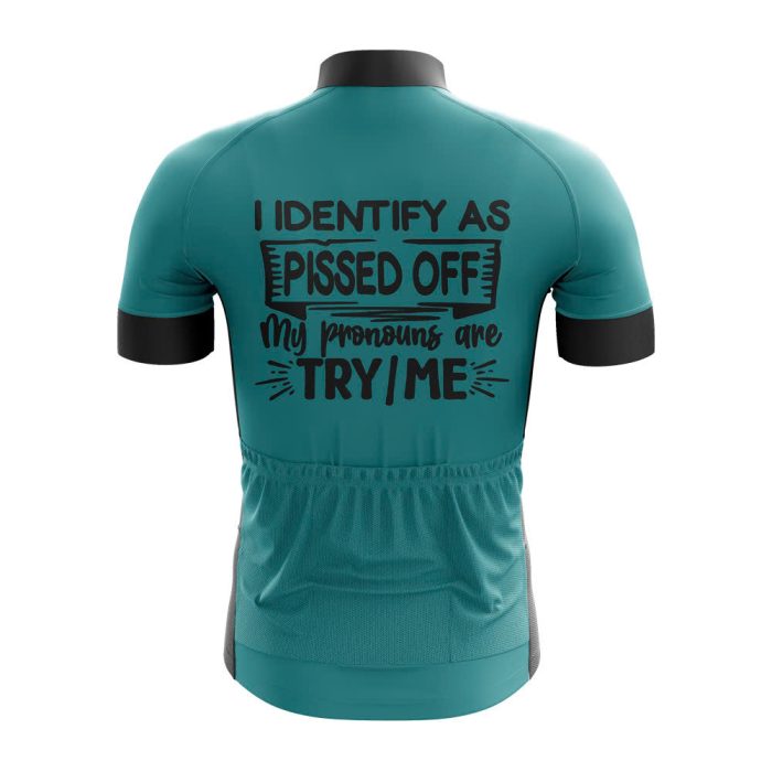 Identify as Pissed Off Cycling Jersey - Image 2