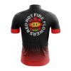 Red Hot Fire Flowers Cycling Jersey - Image 2