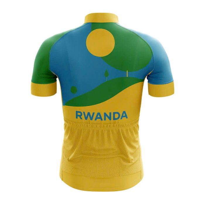 Rwanda Abstract Cycling Jersey - Image 2