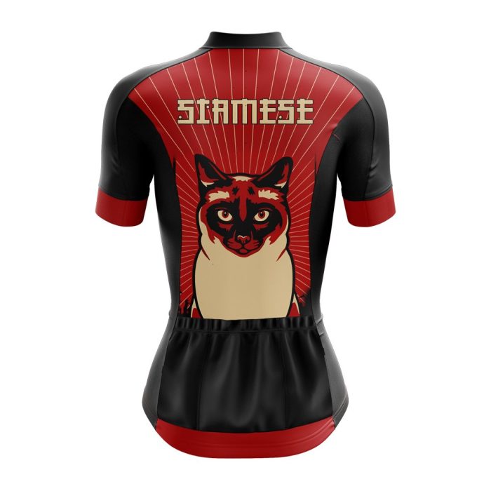 Siamese Cat Female Cycling Jersey - Image 2