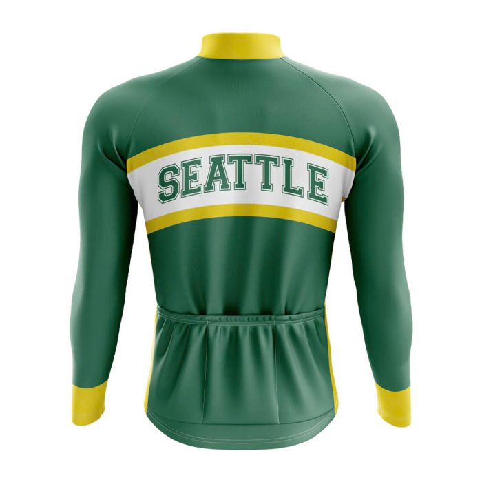 Seattle Long Sleeve Cycling Jersey - Image 2
