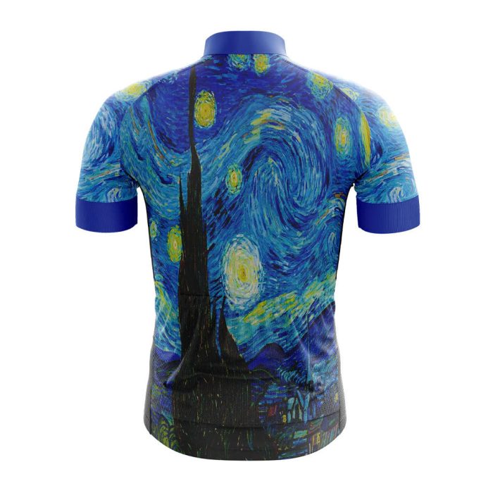 Starry Night Cycling Jersey - Image 2