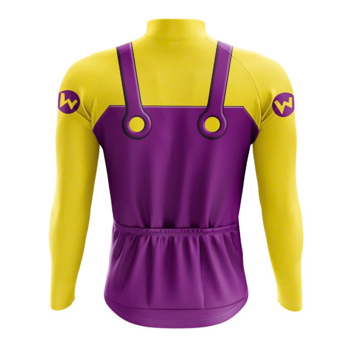 Wario Long Sleeve Cycling Jersey - Image 2