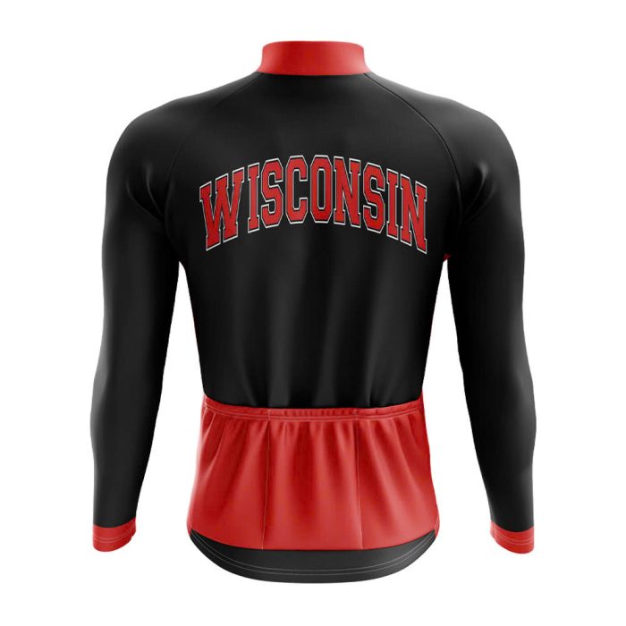 University Of Wisconsin Long Sleeve Cycling Jersey - Image 4